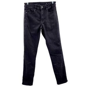 American Eagle Next Level Black Hi-Rise Skinny Jeans 5-Pockets Women's Size 6